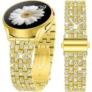 NEW Gold Rhinestone Samsung Galaxy Watch Band